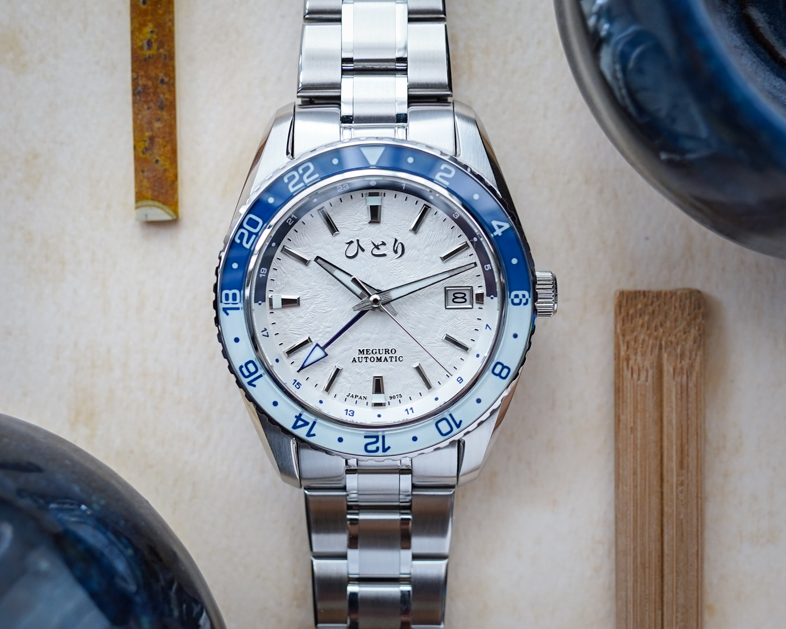 A multi-process manufacturing to produce Hitori's textured dials.