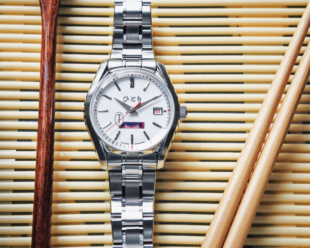 Levi's collaborative Yoshino with an enamel dial.