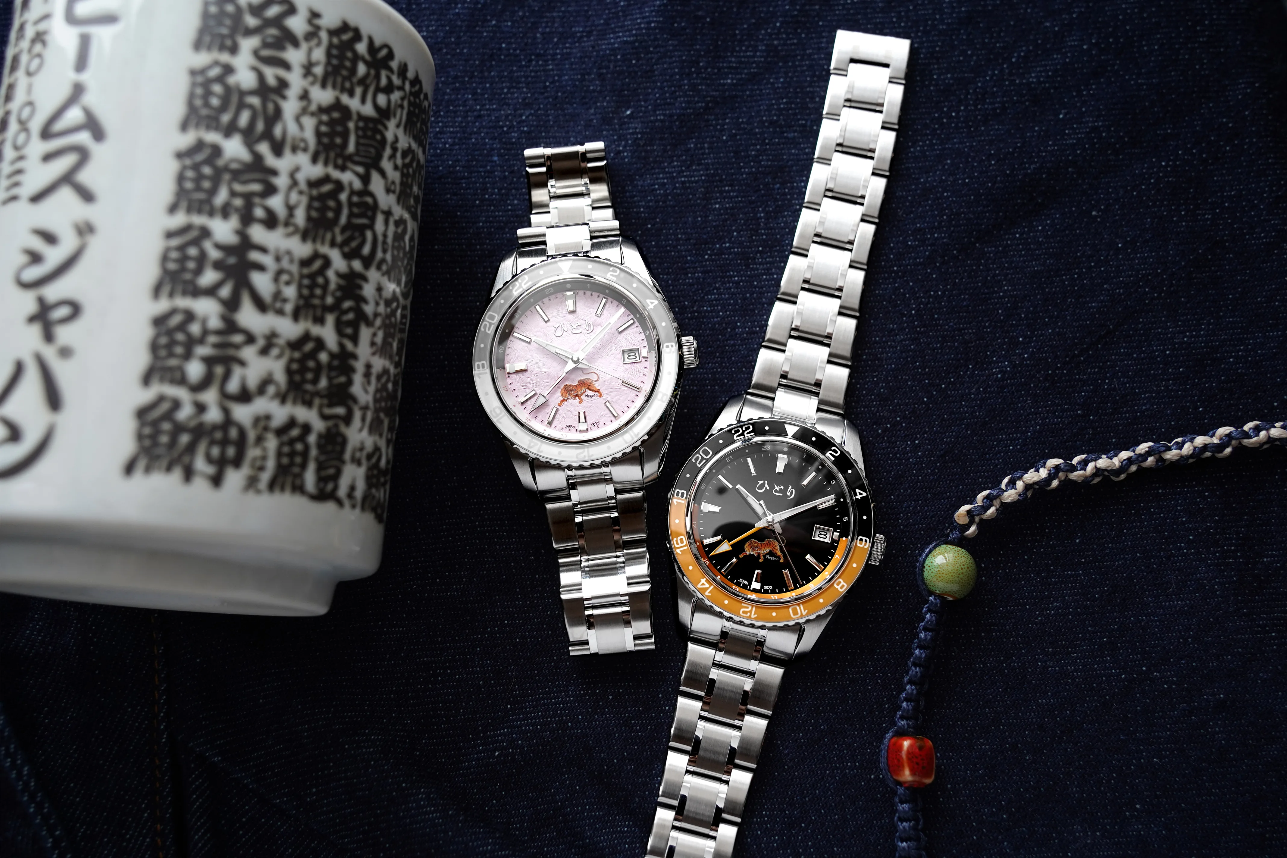 Meguro GMT Tora Blossom Pink -  Ltd Ed 60 pcs
