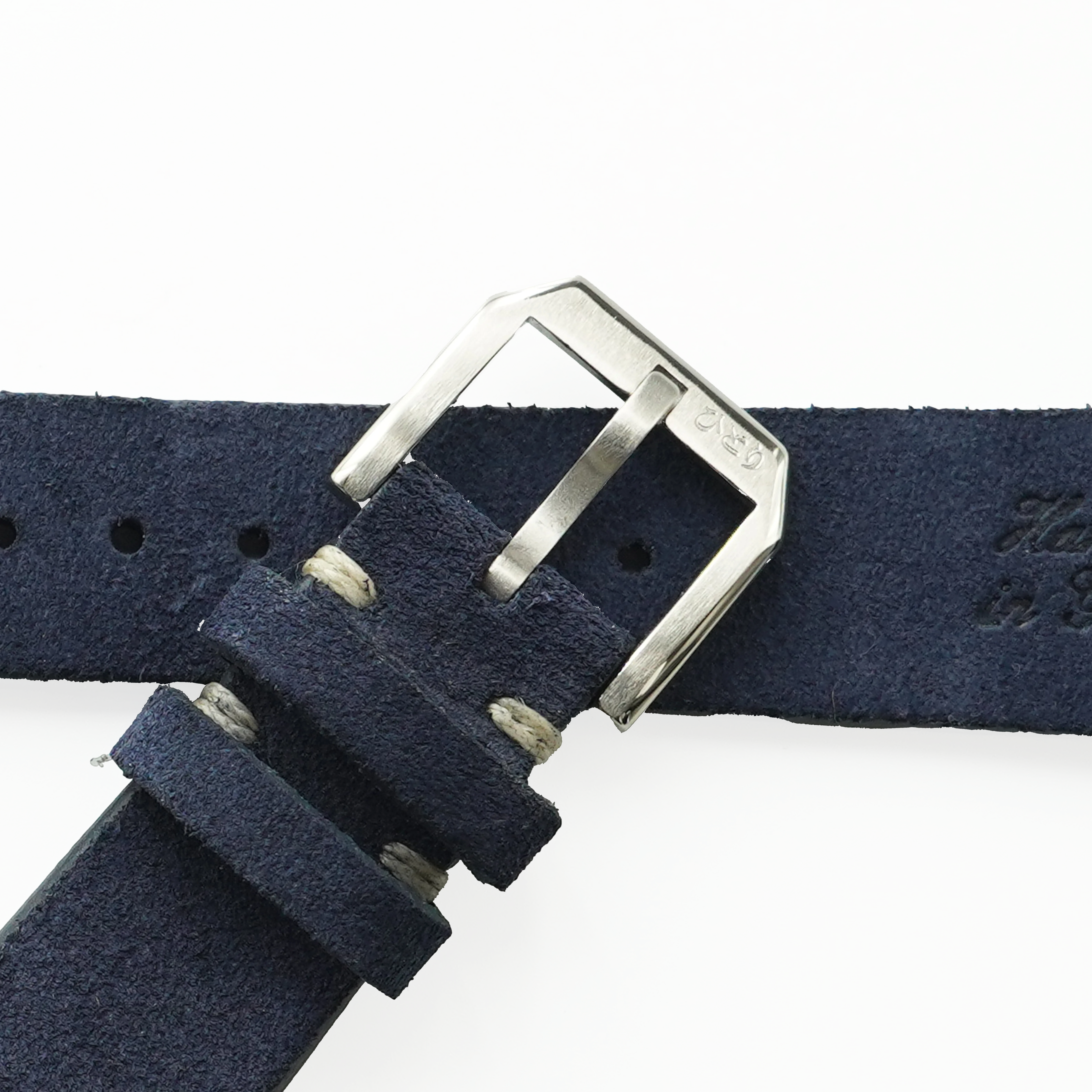 Hitori Suede Strap Navy Blue, view 3
