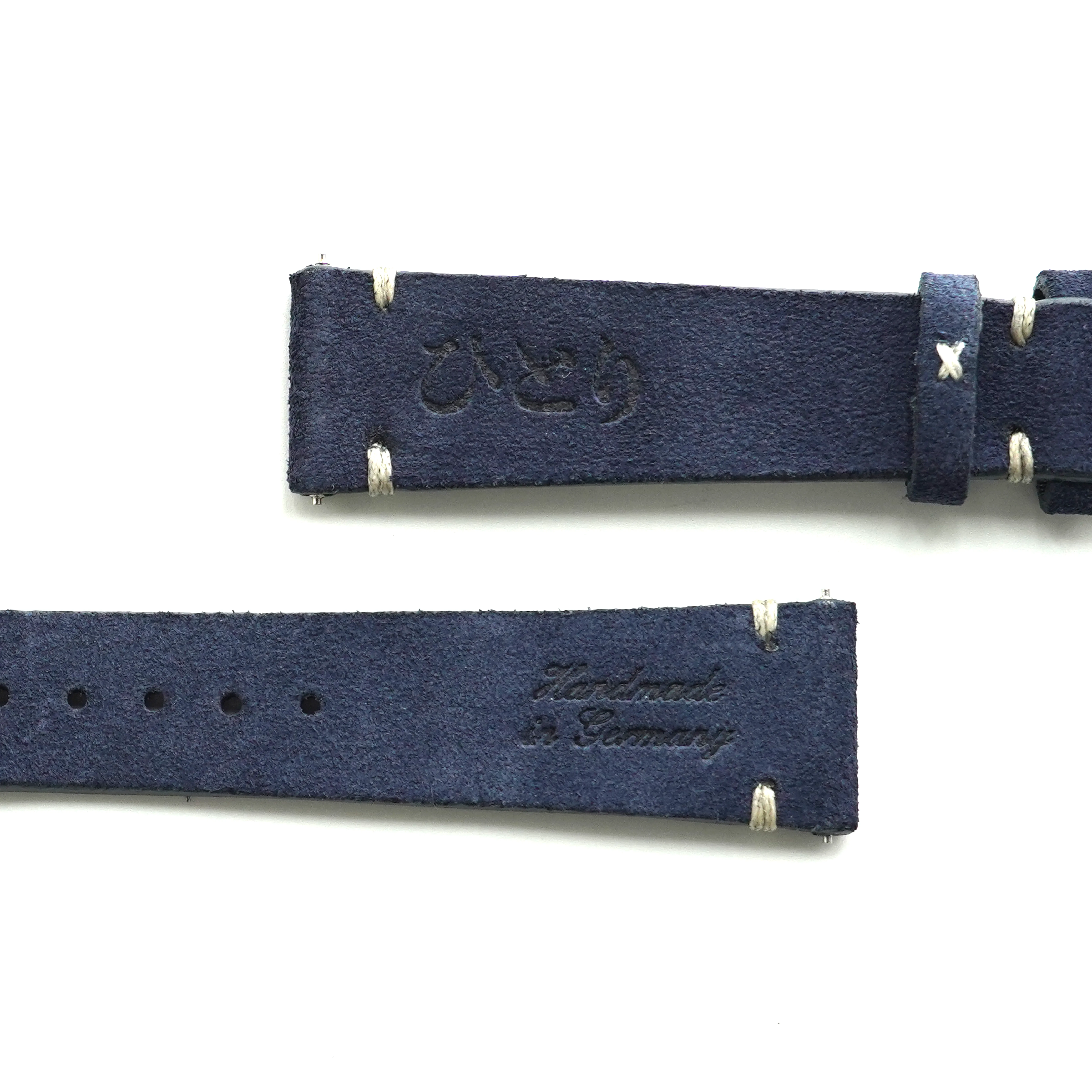 Hitori Suede Strap Navy Blue, view 2