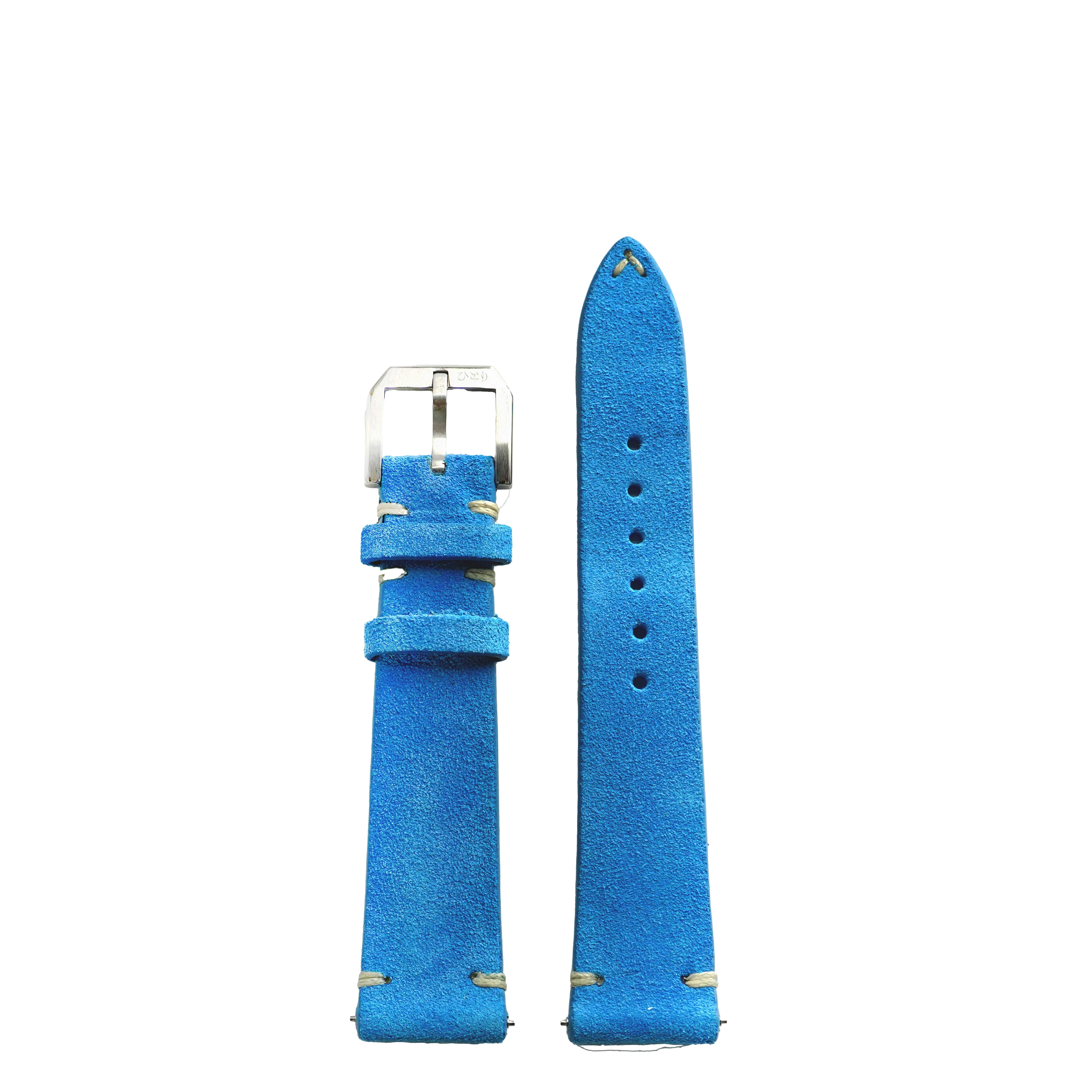 Hitori Suede Strap Light Blue
