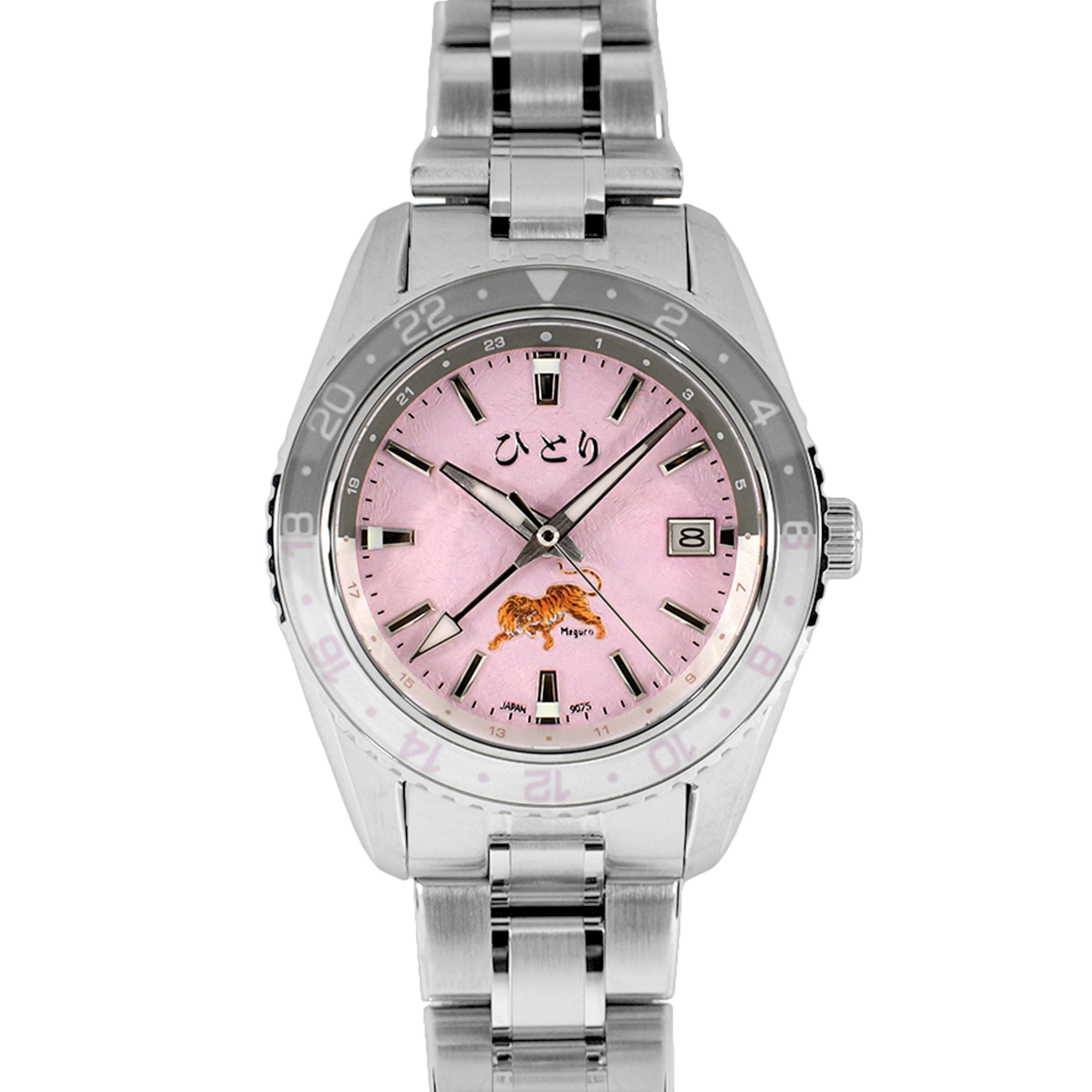Meguro GMT Tora Blossom Pink -  Ltd Ed 60 pcs